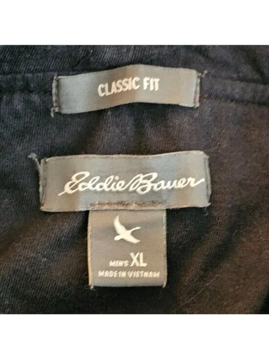 Eddie Bauer Shacket Mens XL Red Plaid Hoodie Button Up Jacket Outdoor Cotton - Picture 4 of 15